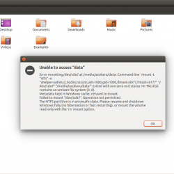 mengatasi harddisk tidak bisa di mount Ubuntu dual boot windows 8