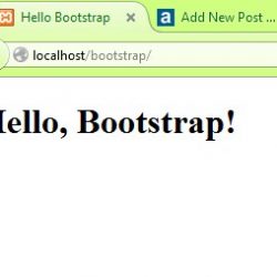 tutorial bootstrap part 2: hello bootstrap