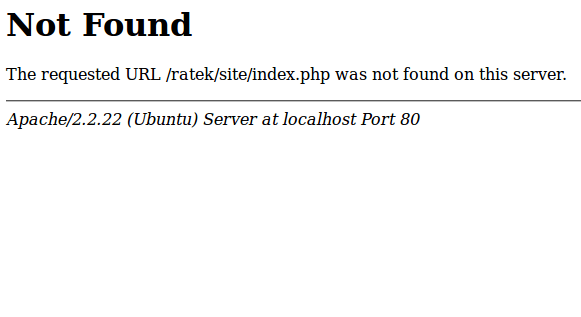 codeigniter 404 not found